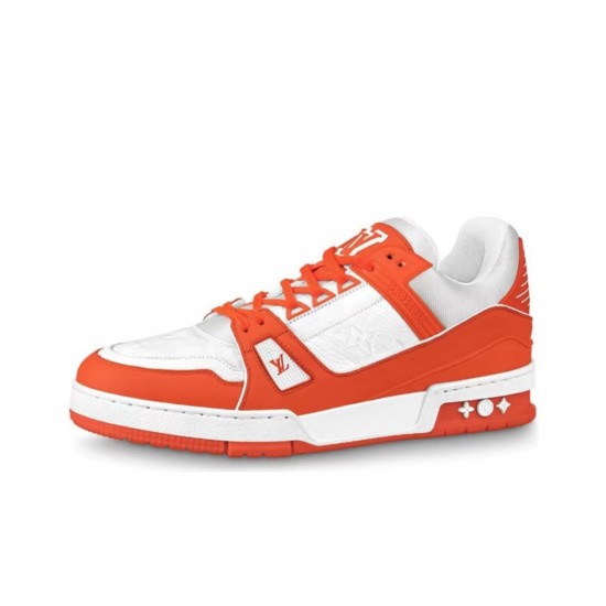 Louis Vuitton Trainers Sneaker Size 36-46 Orange Leather