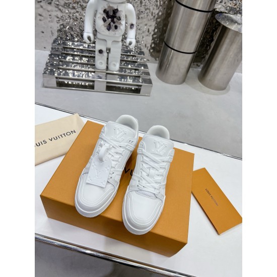 Louis Vuitton Trainers Sneaker Size 36-46 White Leather