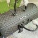 GUCCI OPHIDIA LARGE DUFFLE BAG 724612 grey and black Supreme 