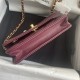 CHANEL WALLET ON CHAIN AP3479 Drak Red