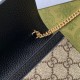 GUCCI GG MARMONT CHAIN WALLET 646585 black leather and GG Supreme 